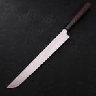 Sakimaru Takohiki Blue Steel #2 Kurouchi Buffalo Wenge Handle 300mm (11.8”)-[Musashi]-[Japanese-Kitchen-Knives]