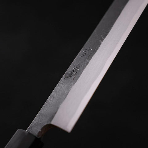 Sakimaru Takohiki Blue Steel #2 Kurouchi Buffalo Wenge Handle 300mm (11.8”)-[Musashi]-[Japanese-Kitchen-Knives]
