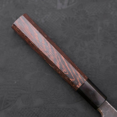 Sakimaru Takohiki Blue Steel #2 Kurouchi Buffalo Wenge Handle 300mm (11.8”)-[Musashi]-[Japanese-Kitchen-Knives]