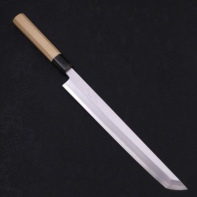 Sakimaru Takohiki Blue steel #2 Kasumi Buffalo Handle 270mm-Blue steel #2-Kasumi-Japanese Handle-[Musashi]-[Japanese-Kitchen-Knives]