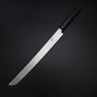 Sakimaru Takohiki Silver Steel #3 Kasumi Buffalo Ebony Handle 300mm (11.8”)-[Musashi]-[Japanese-Kitchen-Knives]
