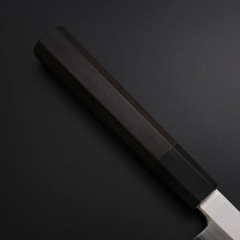 Sakimaru Takohiki Silver Steel #3 Kasumi Buffalo Ebony Handle 300mm (11.8”)-[Musashi]-[Japanese-Kitchen-Knives]