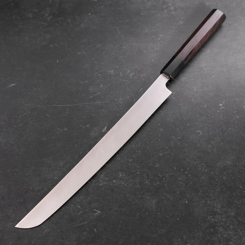 Sakimaru Takohiki VG-10 Mirror Buffalo Ebony Handle 300mm (11.8”)-[Musashi]-[Japanese-Kitchen-Knives]
