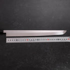 Sakimaru Takohiki White Steel #2 Honyaki Buffalo Ebony Handle 300mm (11.8”)-[Musashi]-[Japanese-Kitchen-Knives]