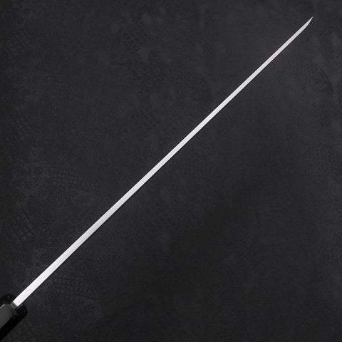 Sakimaru Takohiki White Steel #2 Kasumi Buffalo Ebony Handle 270mm (10.6”)-[Musashi]-[Japanese-Kitchen-Knives]