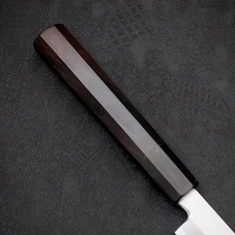 Sakimaru Takohiki White Steel #2 Kasumi Buffalo Ebony Handle 270mm (10.6”)-[Musashi]-[Japanese-Kitchen-Knives]