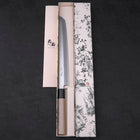 Sakimaru Takohiki White Steel #2 Kasumi Buffalo Magnolia Handle 270mm (10.6”)-[Musashi]-[Japanese-Kitchen-Knives]