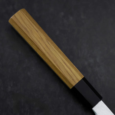 Sakimaru Takohiki White Steel #2 Kasumi Buffalo Teak Handle 300mm (11.8”)-[Musashi]-[Japanese-Kitchen-Knives]