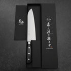 Santoku 440C Polished Western Handle 180mm-[Musashi]-[Japanese-Kitchen-Knives]
