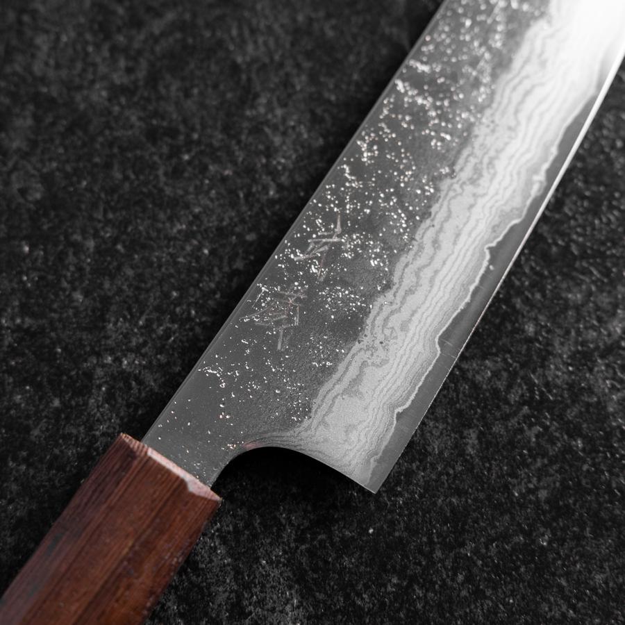 Santoku AUS-10 Nashiji Damascus Wenge Handle 165mm (6.5”) – MUSASHI