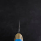 Santoku AUS-10 Nickel Damascus Buffalo Turquoise Handle 170mm (6.7”)-[Musashi]-[Japanese-Kitchen-Knives]