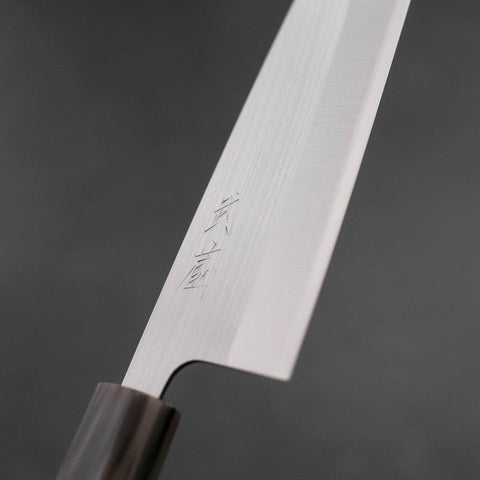 Santoku AUS-10 Polished Buffalo Wenge Handle 165mm (6.5”)-[Musashi]-[Japanese-Kitchen-Knives]