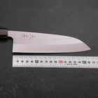 Santoku AUS-10 Polished Buffalo Wenge Handle 165mm (6.5”)-[Musashi]-[Japanese-Kitchen-Knives]