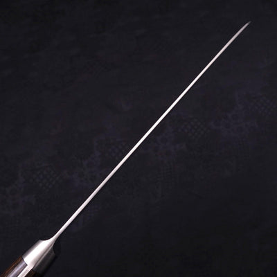 Santoku AUS-10 Wave Nickel Damascus Western Handle 180mm-AUS-10-Damascus-Western Handle-[Musashi]-[Japanese-Kitchen-Knives]