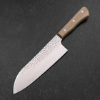 Santoku AUS-6 Tsuchime Western Handle 180mm-[Musashi]-[Japanese-Kitchen-Knives]