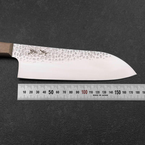Santoku AUS-6 Tsuchime Western Handle 180mm-[Musashi]-[Japanese-Kitchen-Knives]