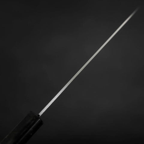 Santoku AUS-8 Polished Ocean Black Handle 165mm (6.5”)-[Musashi]-[Japanese-Kitchen-Knives]