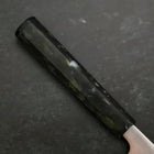 Santoku AUS-8 Polished Ocean Black Handle 165mm (6.5”)-[Musashi]-[Japanese-Kitchen-Knives]
