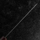 Santoku AUS-8 Tsuchime Mahogany Handle 180mm (7”)-[Musashi]-[Japanese-Kitchen-Knives]