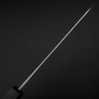 Santoku Blue Steel #1 Stainless Clad Kurouchi Dark Blue Urushi Handle 170mm-[Musashi]-[Japanese-Kitchen-Knives]