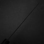 Santoku Blue Steel #2 Kurouchi Chokin Eagle Pine Buffalo Ebony Handle 165mm-[Musashi]-[Japanese-Kitchen-Knives]