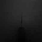 Santoku Blue Steel #2 Kurouchi Chokin Pagoda Sakura Buffalo Ebony Handle 165mm-[Musashi]-[Japanese-Kitchen-Knives]