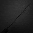 Santoku Blue Steel #2 Kurouchi Chokin Pagoda Sakura Buffalo Ebony Handle 165mm-[Musashi]-[Japanese-Kitchen-Knives]