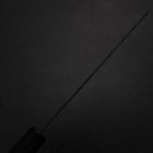 Santoku Blue Steel #2 Kurouchi Chokin Tiger-Bamboo Buffalo Ebony Handle 165mm-[Musashi]-[Japanese-Kitchen-Knives]