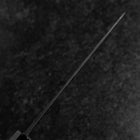 Santoku Blue Steel #2 Kurouchi Damascus Buffalo Magnolia Handle 170mm-[Musashi]-[Japanese-Kitchen-Knives]