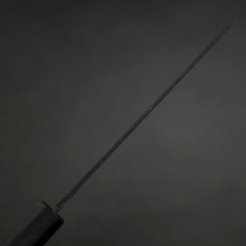 Santoku Blue Steel #2 Kurouchi Dark Blue Urushi Handle 165mm (6.5”)-[Musashi]-[Japanese-Kitchen-Knives]