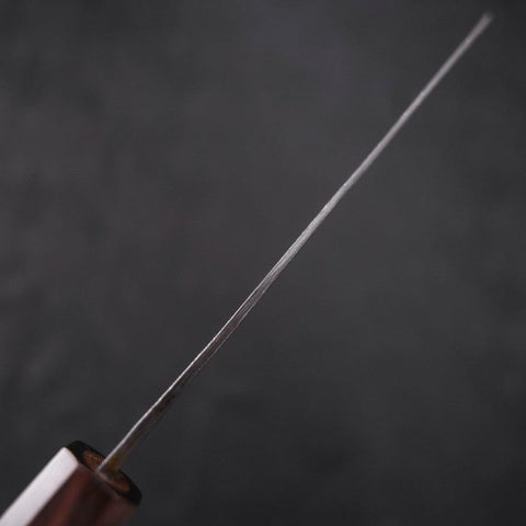 Santoku Blue Steel #2 Kurouchi Ebony Handle 165mm (6.5”)-[Musashi]-[Japanese-Kitchen-Knives]