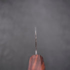 Santoku Blue Steel #2 Kurouchi Ebony Handle 165mm-[Musashi]-[Japanese-Kitchen-Knives]