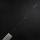 Santoku Blue Steel #2 Kurouchi Ocean Black White Gold Handle 165mm (6.5”)-[Musashi]-[Japanese-Kitchen-Knives]