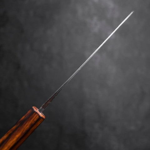Santoku Blue Steel #2 Kurouchi Sumi Urushi Handle 165mm (6.5”)-[Musashi]-[Japanese-Kitchen-Knives]