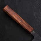 Santoku Blue Steel #2 Kurouchi Sumi Urushi Handle 165mm (6.5”)-[Musashi]-[Japanese-Kitchen-Knives]
