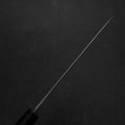 Santoku Blue Steel #2 Nashiji Stainless Yew Handle 165mm (6.5”)-[Musashi]-[Japanese-Kitchen-Knives]