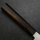 Santoku Blue Steel #2 Polished Ebony Handle 180mm (7”)-[Musashi]-[Japanese-Kitchen-Knives]