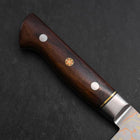 Santoku Blue Steel #2 Stainless Clad Colored Damascus Western Ironwood Handle 180mm (7”)-[Musashi]-[Japanese-Kitchen-Knives]