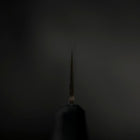 Santoku Blue Steel #2 Stainless Clad Nashiji Dark Blue Urushi Handle 165mm-[Musashi]-[Japanese-Kitchen-Knives]