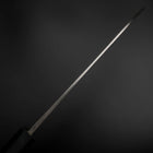 Santoku Blue Steel #2 Stainless Clad Nashiji Dark Blue Urushi Handle 165mm-[Musashi]-[Japanese-Kitchen-Knives]