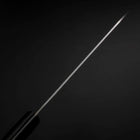 Santoku Blue Steel #2 Stainless Clad Tsuchime Western Handle Black 165mm-[Musashi]-[Japanese-Kitchen-Knives]