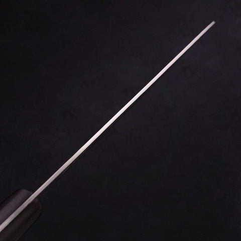 Santoku Blue Steel #2 Tsuchime Stainless Clad Western Handle 170mm (6.7”)-[Musashi]-[Japanese-Kitchen-Knives]