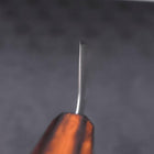Santoku Blue Super Polished Sumi Urushi Handle 165mm (6.5”)-[Musashi]-[Japanese-Kitchen-Knives]