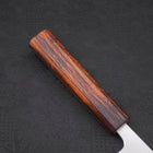 Santoku Blue Super Polished Sumi Urushi Handle 165mm (6.5”)-[Musashi]-[Japanese-Kitchen-Knives]
