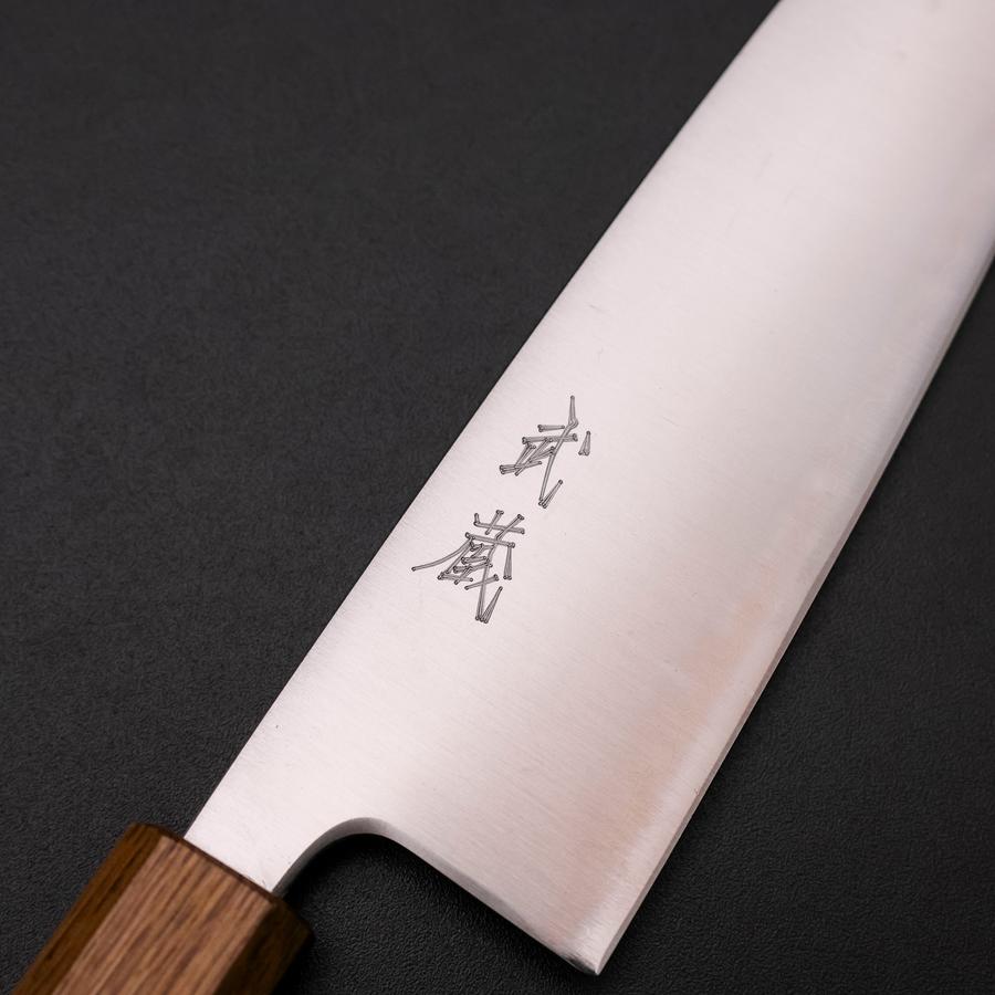 Santoku Blue Super Polished Yaki Urushi Handle 165mm (6.5”) – MUSASHI