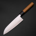 Santoku Blue Super Polished Zelkova Handle 165mm (6.5”)-[Musashi]-[Japanese-Kitchen-Knives]