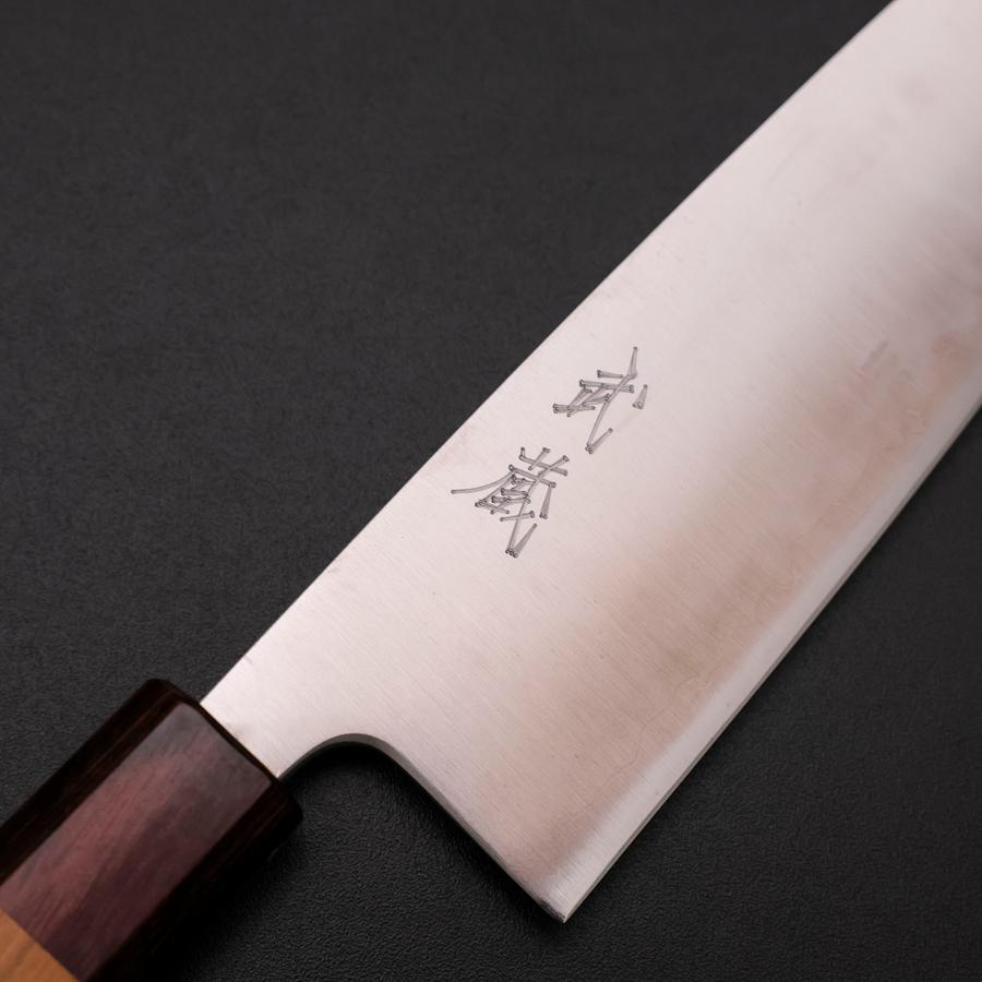 三徳 ステン 青紙スーパー 磨き 墨漆柄 165mm – MUSASHI