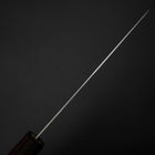 Santoku Blue Super Polished Zelkova Handle 165mm-[Musashi]-[Japanese-Kitchen-Knives]