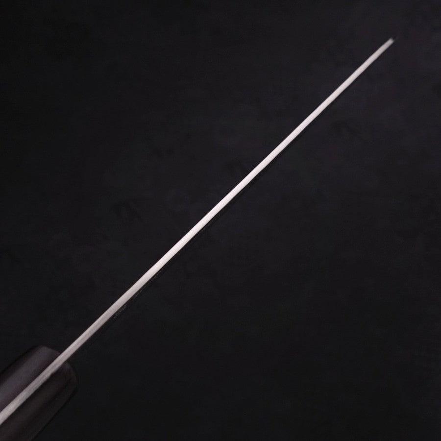 Santoku Blue steel #2 Tsuchime Stainless Clad Western Handle 170mm-Blue steel #2-Tsuchime-Western Handle-[Musashi]-[Japanese-Kitchen-Knives]