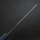 Santoku Chromax Polished Blue Urushi Handle 170mm (6.7”)-[Musashi]-[Japanese-Kitchen-Knives]